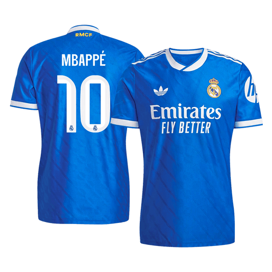 Real Madrid pánsky tretí futbalový dres 2025/26 - MBAPPÉ #10 [hráčska verzia]