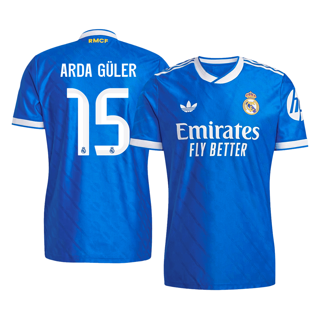 Real Madrid pánsky tretí futbalový dres 2025/26 - ARDA GÜLER #15 [hráčska verzia]