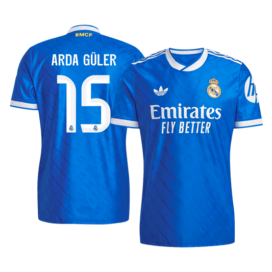 Real Madrid pánsky tretí futbalový dres 2025/26 - ARDA GÜLER #15 [hráčska verzia]