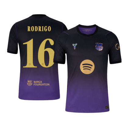 Barcelona pánsky Vonkajší futbalový dres 2026/27 – RODRIGO #16 – UCL [hráčska verzia]