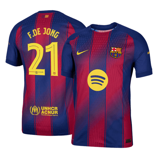 Barcelona pánsky domáci futbalový dres 2025/26 UCL - F.DE JONG #21 [hráčska verzia]