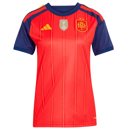 Španielsko dámsky domáci futbalový dres MS 2026 – Champion Edition