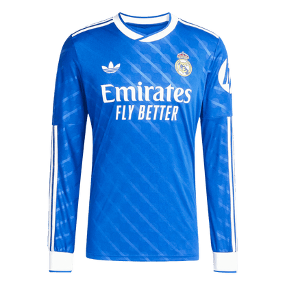 Real Madrid pánsky tretí futbalový dres s dlhými rukávmi 2025/26
