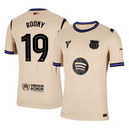 Barcelona pánsky vonkajší futbalový dres 2025/26 UCL - ROONY #19 [hráčska verzia]