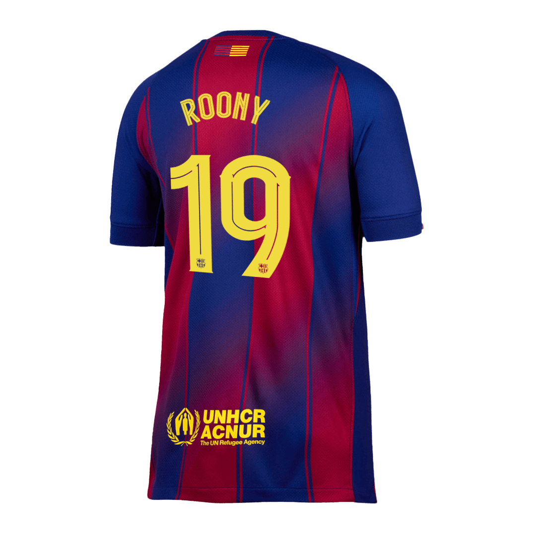 Barcelona pánsky domáci futbalový dres 2025/26 UCL - ROONY #19 (Prémiová kvalita)