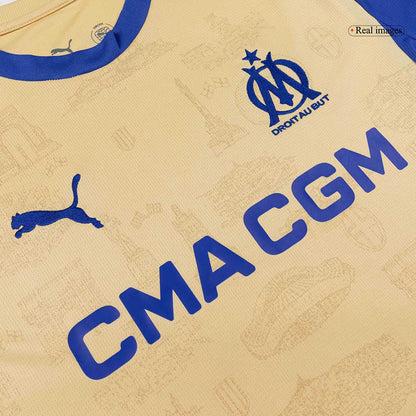 Marseille pánsky štvrtý futbalový dres 2025/26
