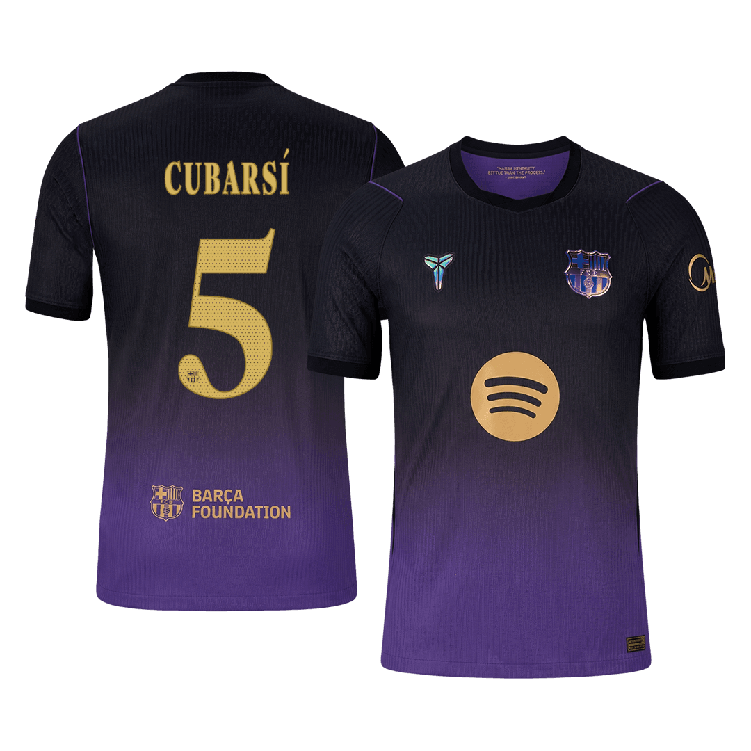 Barcelona pánsky vonkajší futbalový dres 2026/27 – CUBARSÍ #5 – UCL [hráčska verzia]