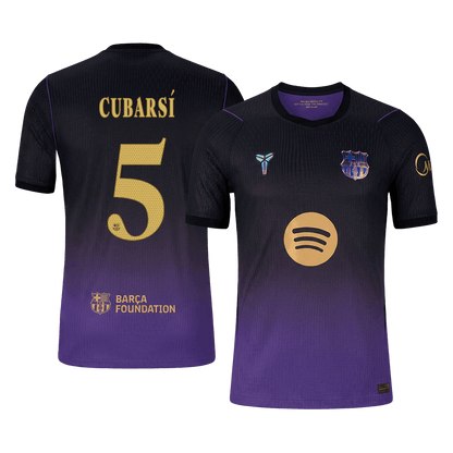 Barcelona pánsky vonkajší futbalový dres 2026/27 – CUBARSÍ #5 – UCL [hráčska verzia]