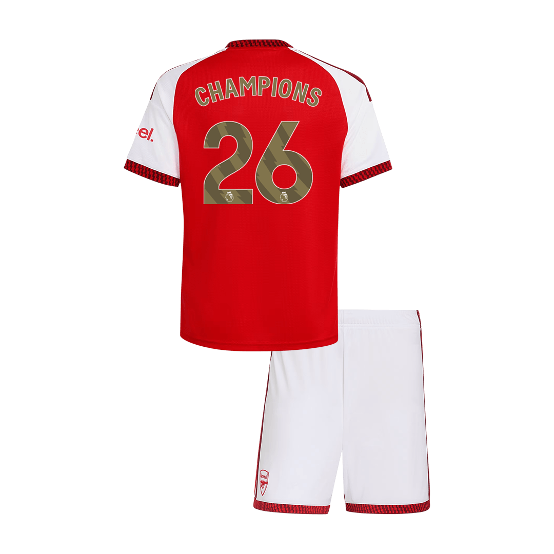 Arsenal detský domáci futbalový komplet 2026/27 – CHAMPIONS #26