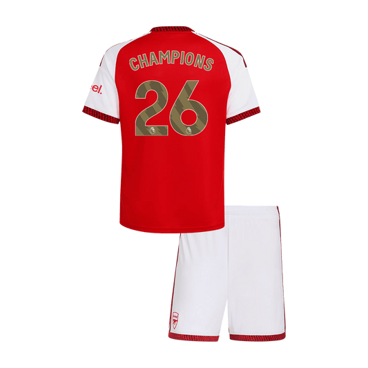 Arsenal detský domáci futbalový komplet 2026/27 – CHAMPIONS #26