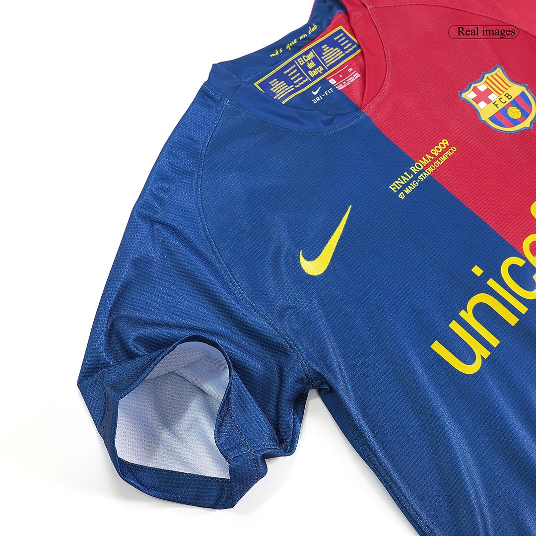 Barcelona pánsky domáci retro futbalový dres 2008/09 UCL Final