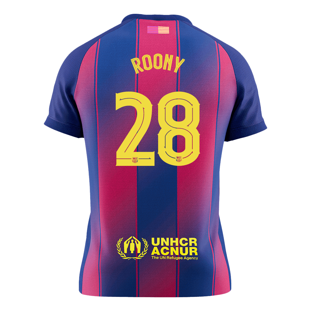 Barcelona pánsky domáci futbalový dres 2025/26 UCL - ROONY #28 (Prémiová kvalita)
