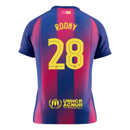 Barcelona pánsky domáci futbalový dres 2025/26 UCL - ROONY #28 (Prémiová kvalita)