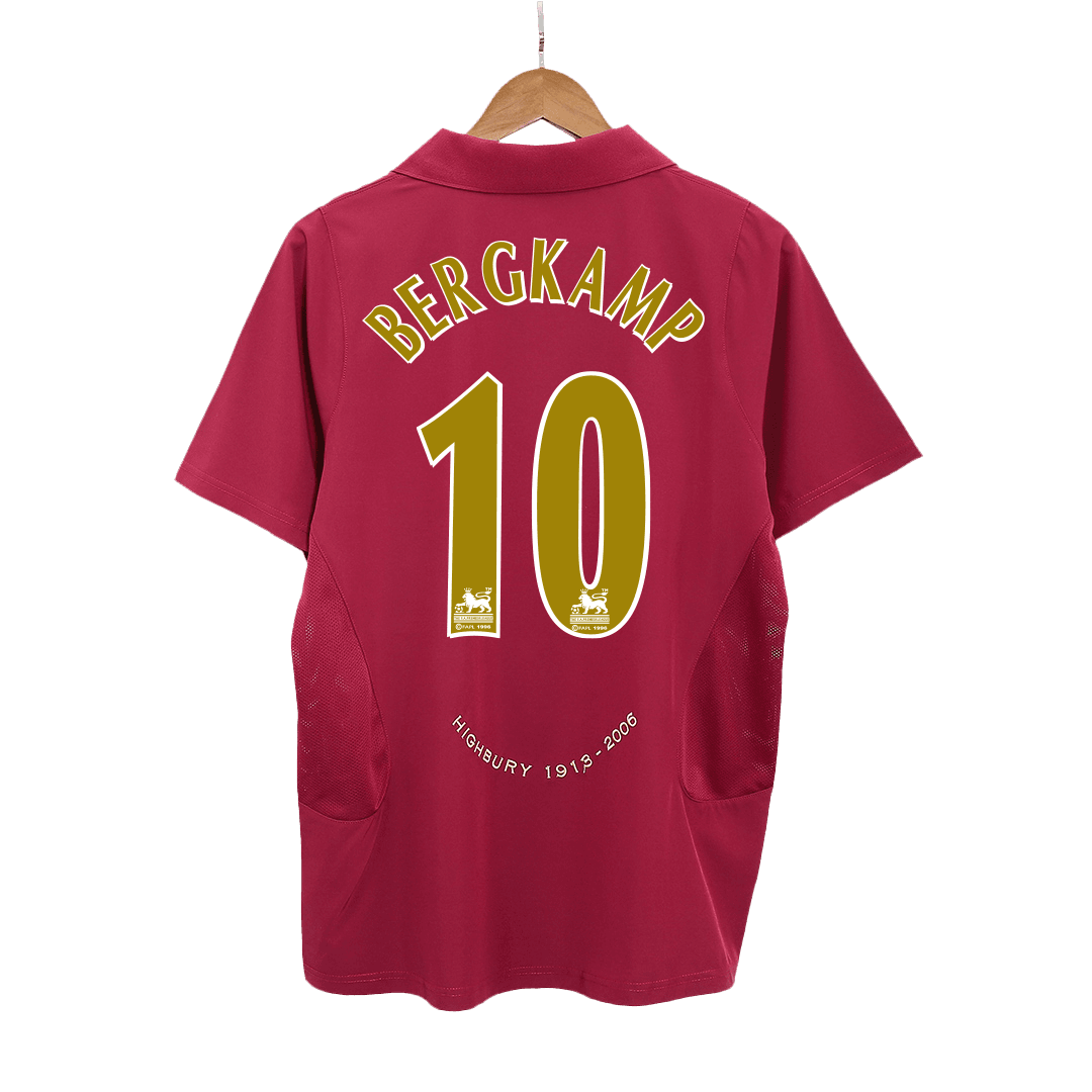 Pánske Retro Futbalový Dres Arsenal Domáci 2005/06 - BERGKAMP #10