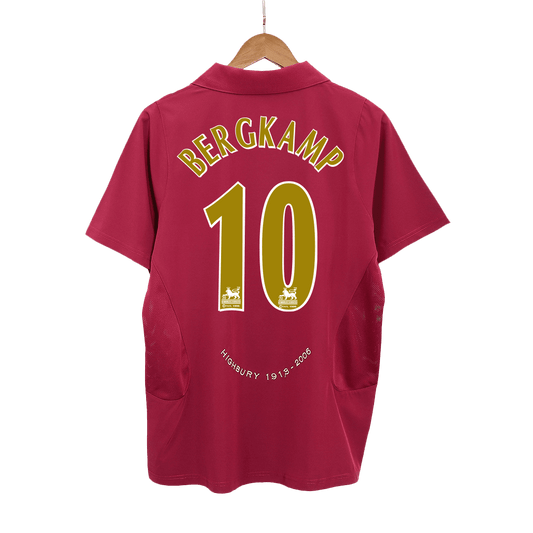 Pánske Retro Futbalový Dres Arsenal Domáci 2005/06 - BERGKAMP #10