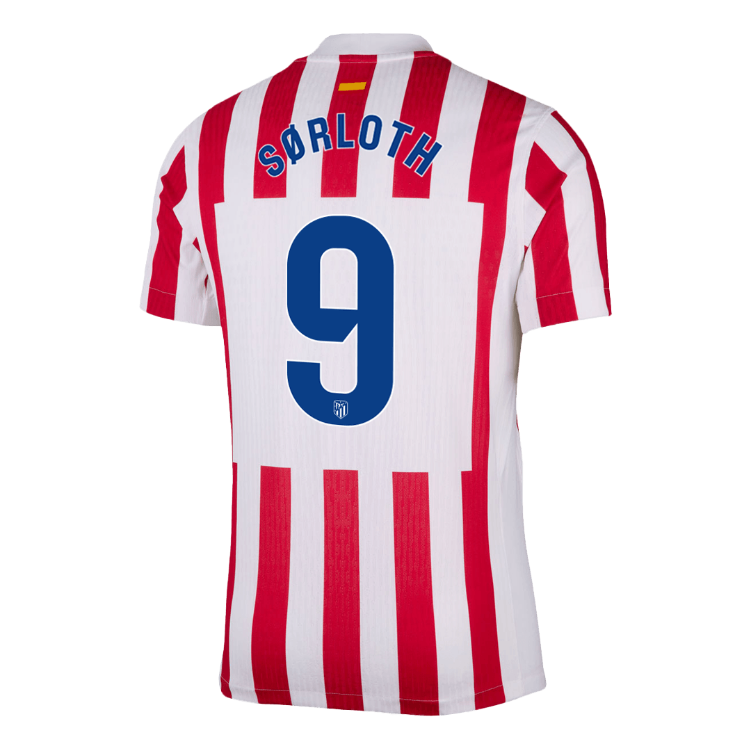 Atletico Madrid pánsky domáci futbalový dres 2025/26 - SØRLOTH #9 [hráčska verzia]