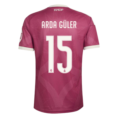 Real Madrid pánsky Tretí futbalový dres 2026/27 – ARDA GÜLER #15