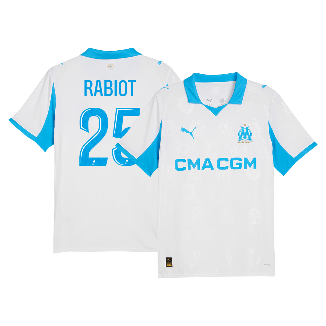 Marseille pánsky domáci futbalový dres 2025/26 - RABIOT #25