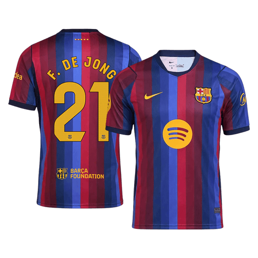 Barcelona pánsky domáci futbalový dres 2026/27 – F. DE JONG #21