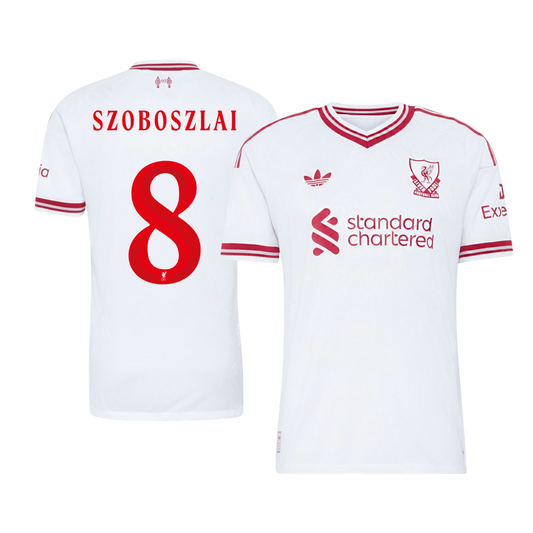 Liverpool pánsky Vonkajší futbalový dres 2026/27 – SZOBOSZLAI #8 – UCL [hráčska verzia]