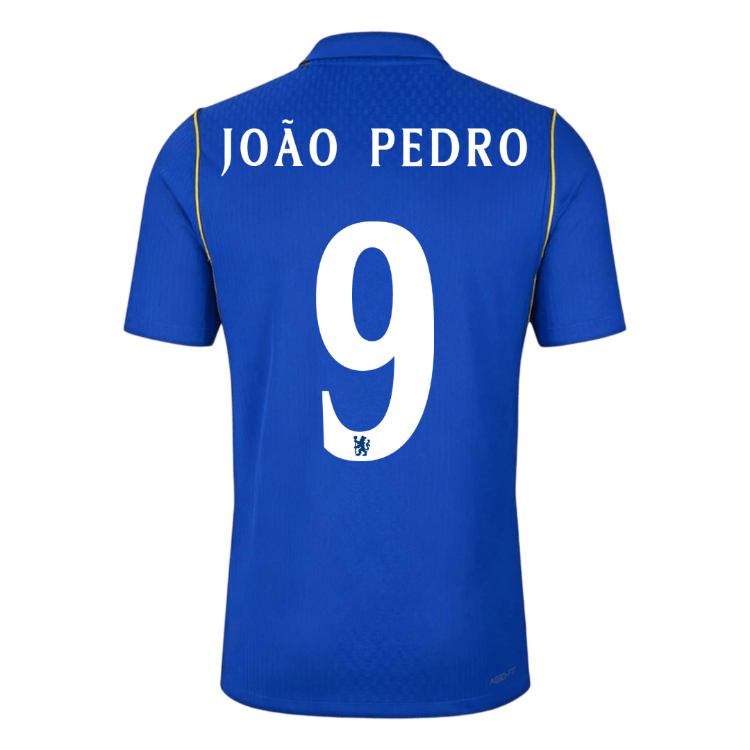 Chelsea pánsky Domáci futbalový dres 2026/27 – JOÃO PEDRO #9 – UCL [hráčska verzia]