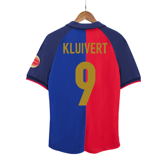 Barcelona pánsky domáci retro futbalový dres 1999/00 - KLUIVERT #9