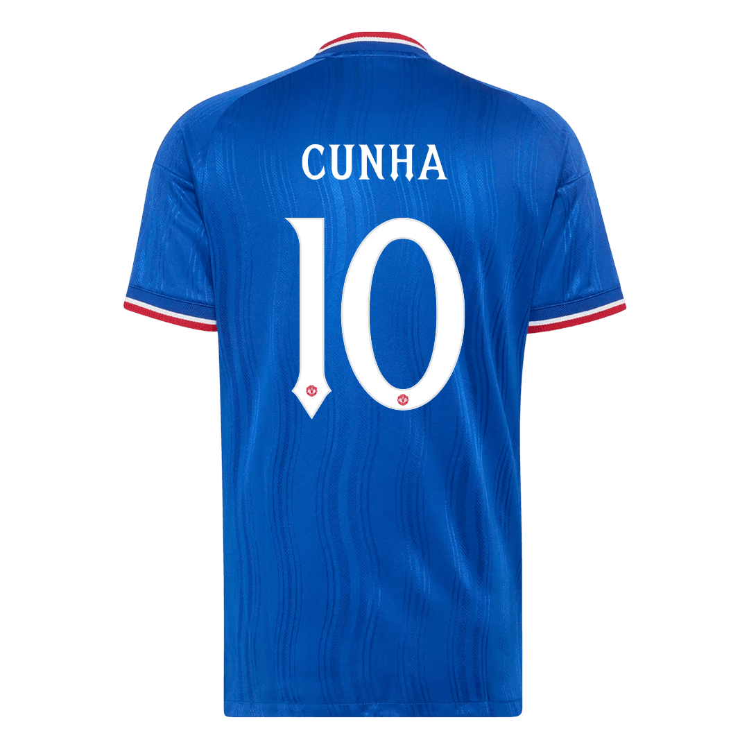 Manchester United pánsky Vonkajší futbalový dres 2026/27 – CUNHA #10 – UCL [hráčska verzia]