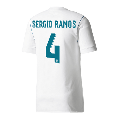 Real Madrid pánsky domáci retro futbalový dres 2017/18 - SERGIO RAMOS #4