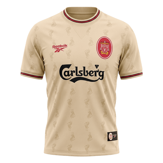 Liverpool pánsky vonkajší retro futbalový dres 1996/97