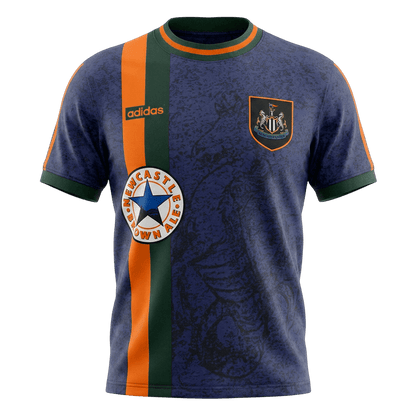 Newcastle United pánsky vonkajší retro futbalový dres 1997/98