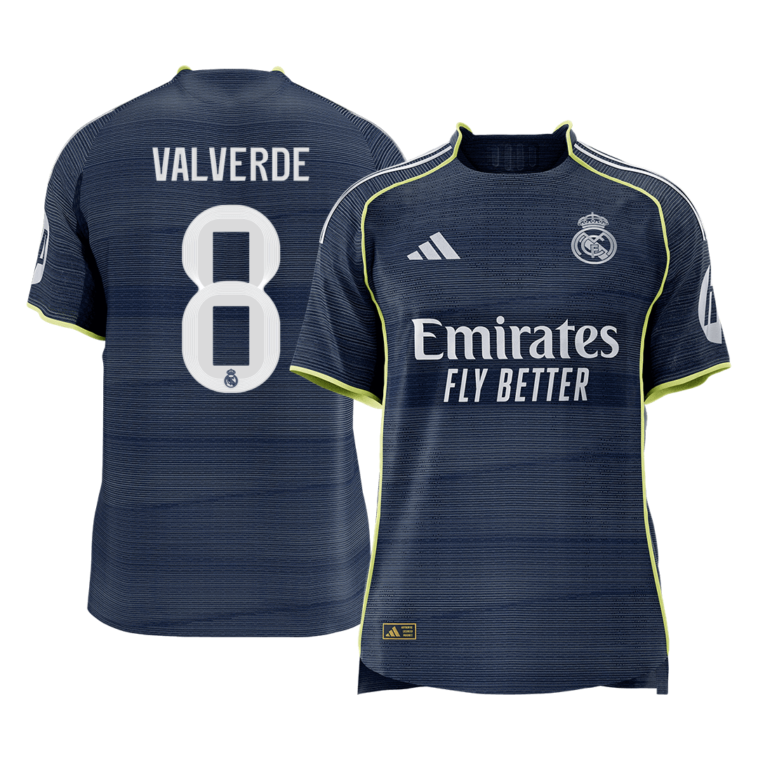 Real Madrid pánsky vonkajší futbalový dres 2025/26 - VALVERDE #8 [hráčska verzia] (Prémiová kvalita)