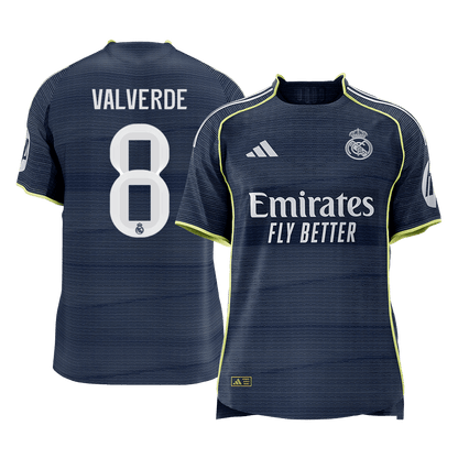 Real Madrid pánsky vonkajší futbalový dres 2025/26 - VALVERDE #8 [hráčska verzia] (Prémiová kvalita)