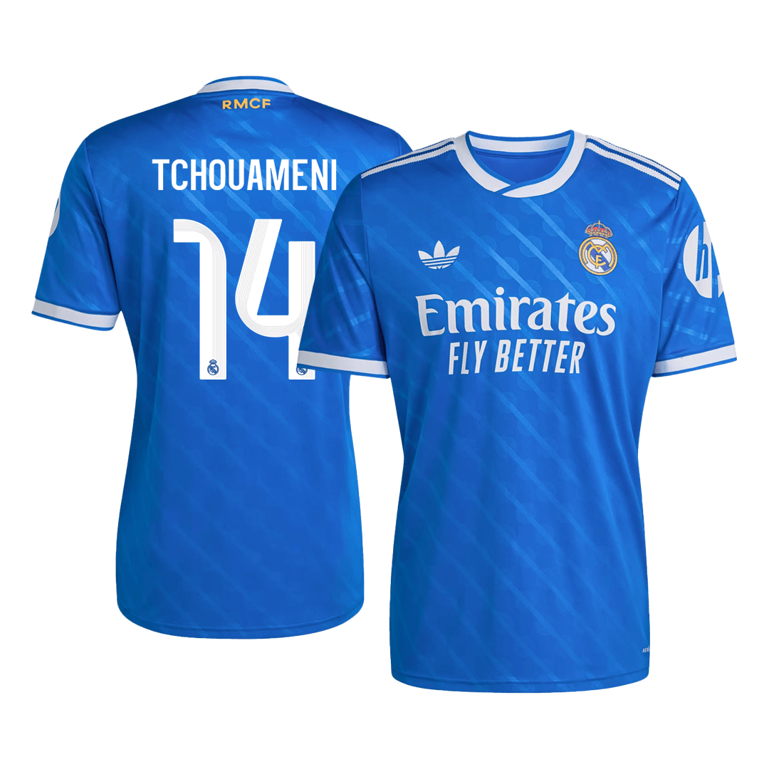 Real Madrid pánsky tretí futbalový dres 2025/26 - TCHOUAMENI #14