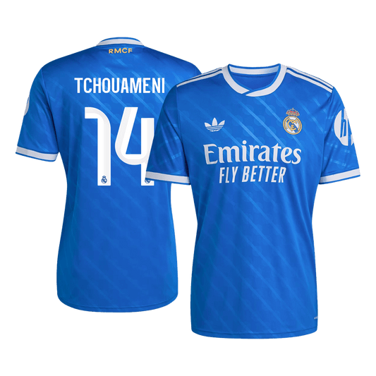 Real Madrid pánsky tretí futbalový dres 2025/26 - TCHOUAMENI #14
