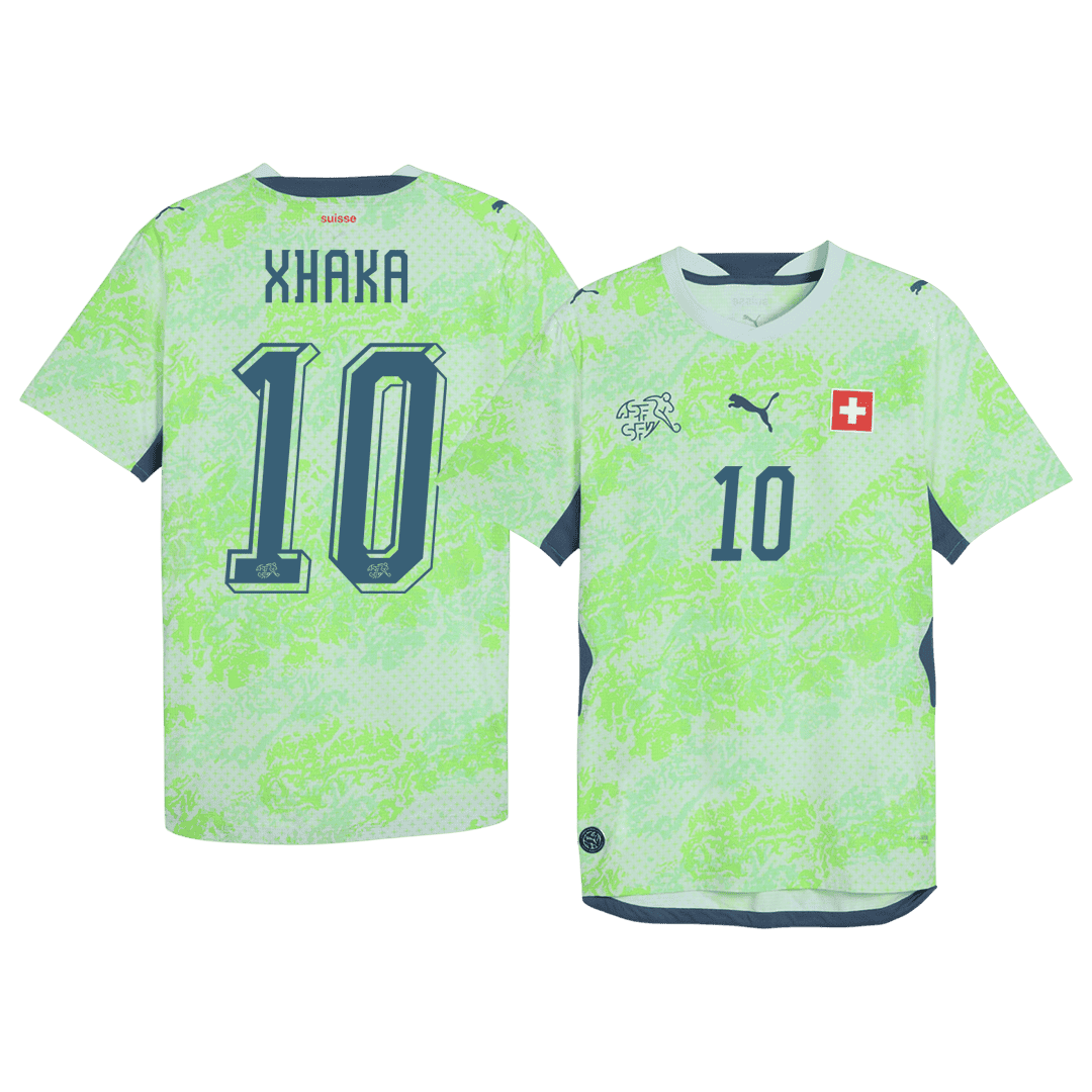 Pánske Futbalový Dres Švajčiarsko Vonkajší MS 2026 - XHAKA #10
