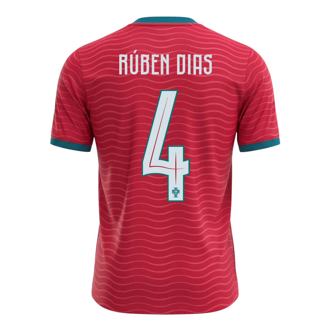 Portugalsko pánsky domáci futbalový dres MS 2026 - RÚBEN DIAS #4 (Prémiová kvalita)