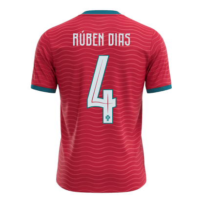 Portugalsko pánsky domáci futbalový dres MS 2026 - RÚBEN DIAS #4 (Prémiová kvalita)
