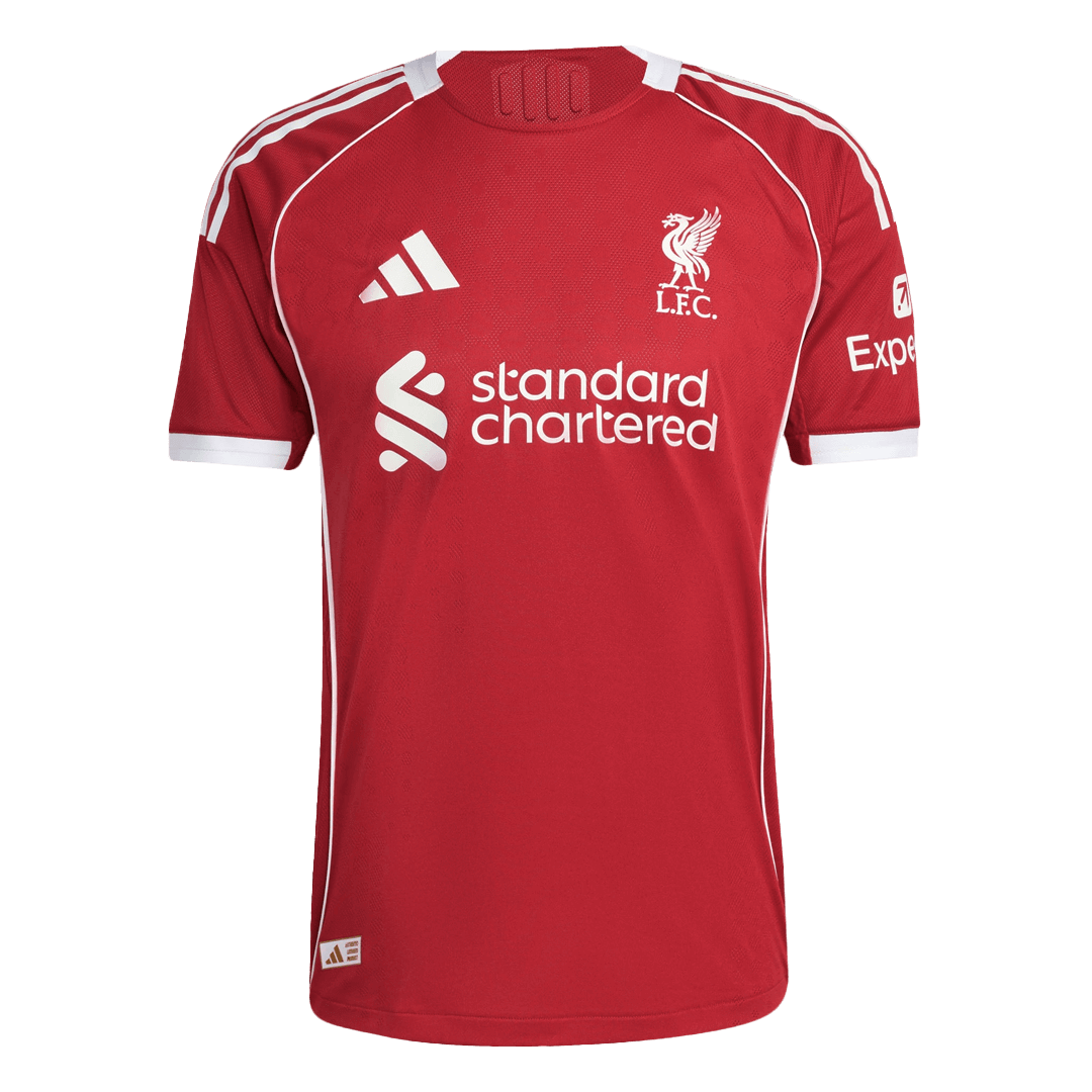 Liverpool pánsky domáci futbalový dres 2025/26 UCL - ISAK #9 [hráčska verzia]