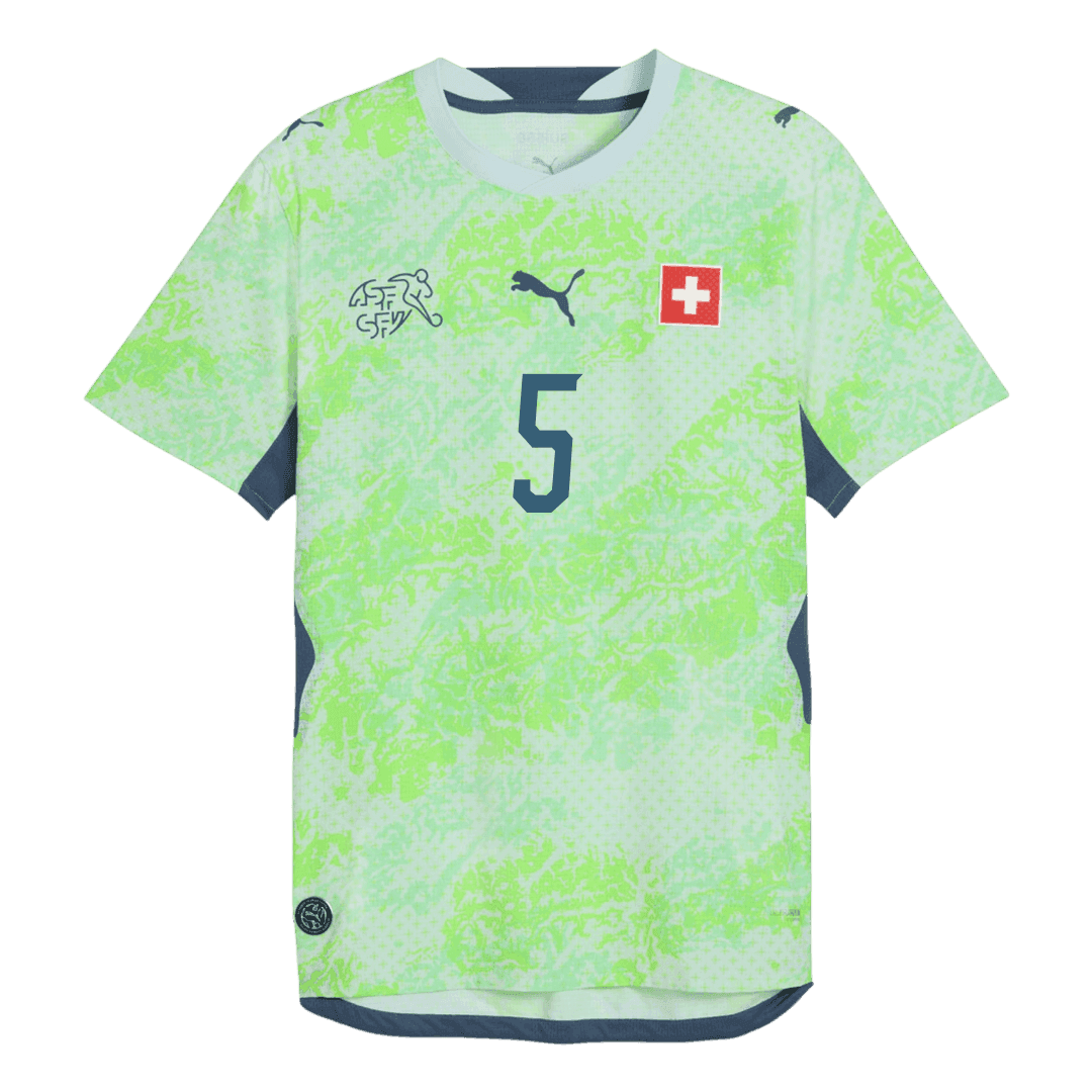 Švajčiarsko pánsky vonkajší futbalový dres MS 2026 - AKANJI #5