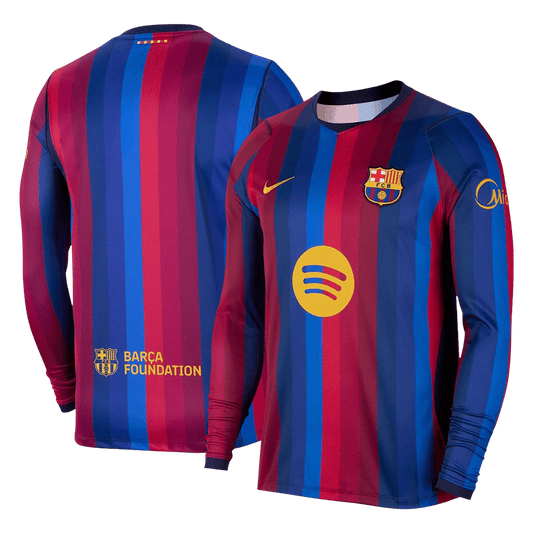 Barcelona pánsky Domáci futbalový dres s dlhými rukávmi 2026/27