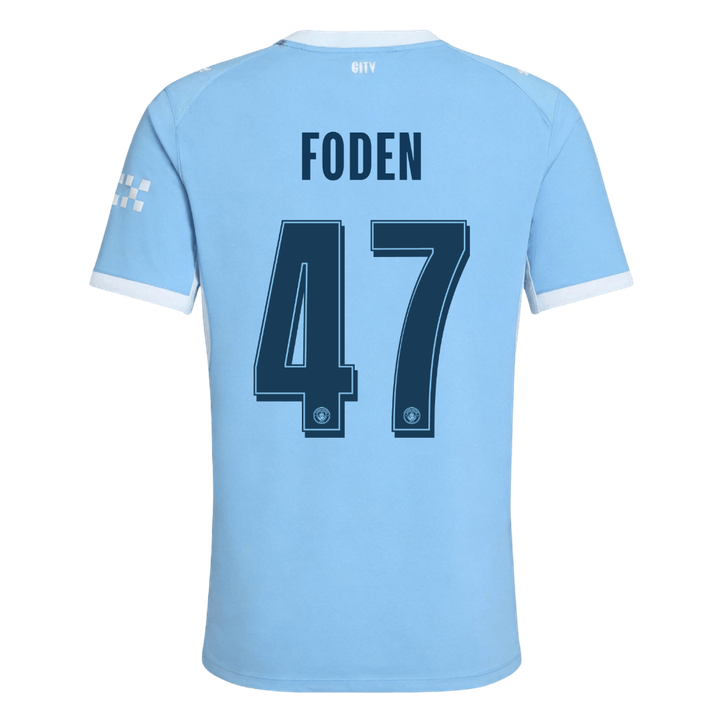 Manchester City pánsky Domáci futbalový dres 2026/27 – FODEN #47 – UCL [hráčska verzia]