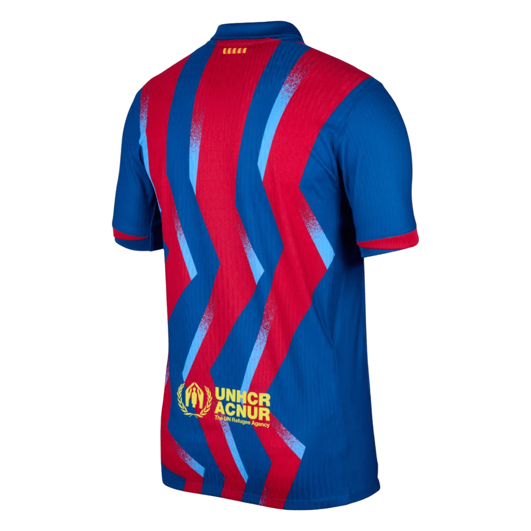 Barcelona pánsky štvrtý futbalový dres 2025/26 [hráčska verzia]