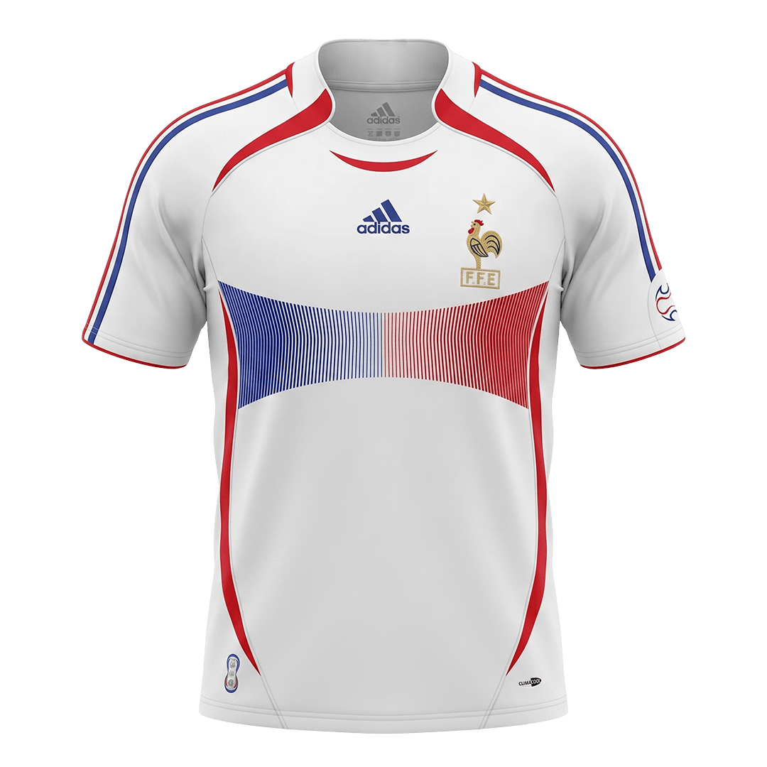 Francúzsko pánsky vonkajší retro futbalový dres 2006
