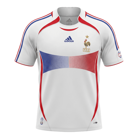 Francúzsko pánsky vonkajší retro futbalový dres 2006