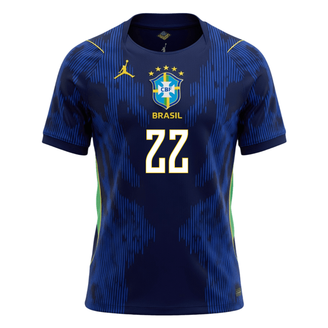 Pánske Futbalový Dres Brazília Vonkajší MS 2026 - JOÃO PEDRO #22