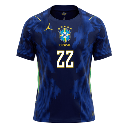 Pánske Futbalový Dres Brazília Vonkajší MS 2026 - JOÃO PEDRO #22