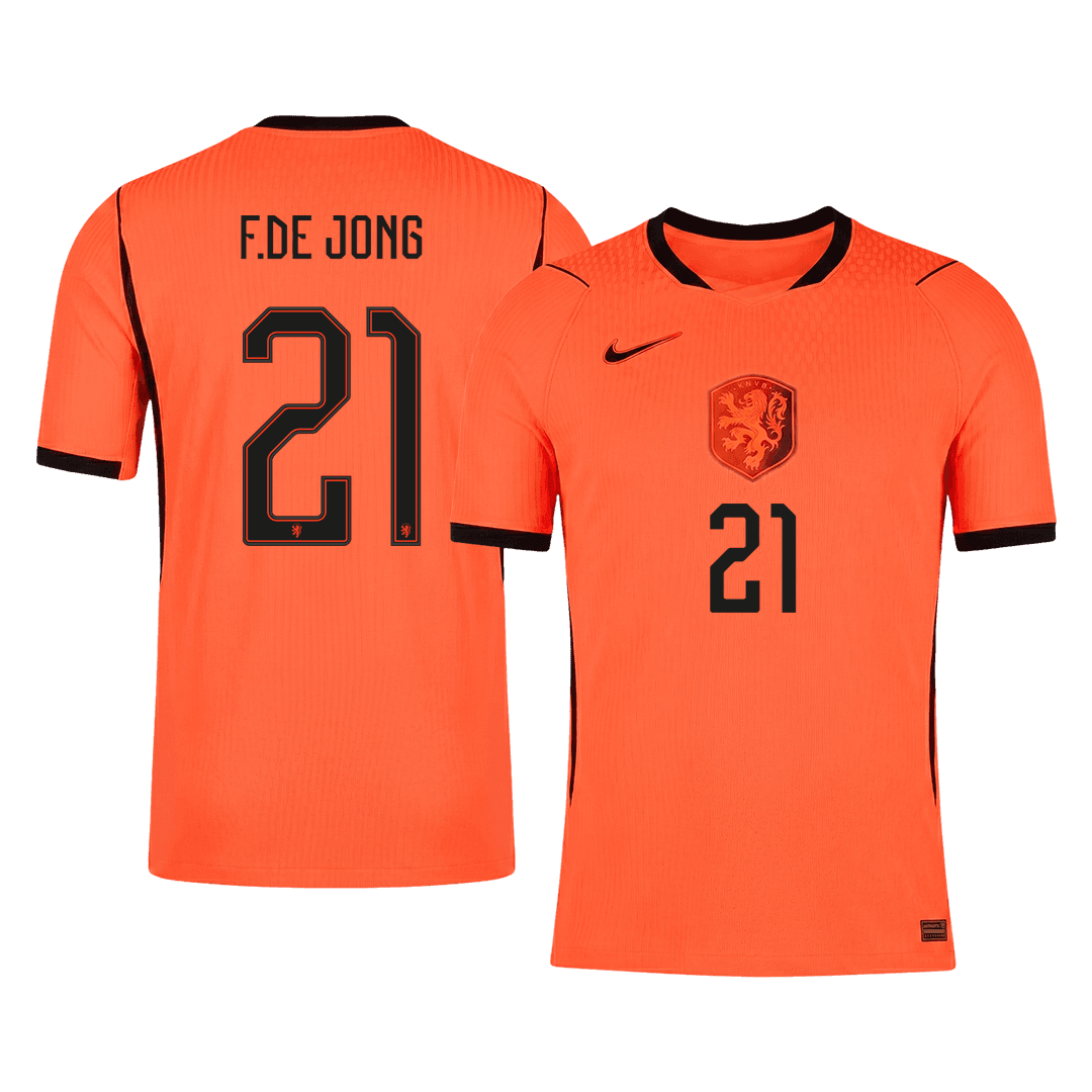 Pánske Futbalový Dres Holandsko Domáci MS 2026 Hráčska Verzia - F.DE JONG #21