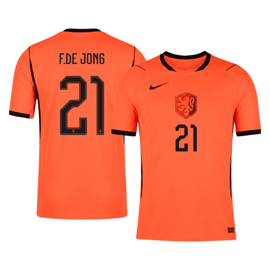 Pánske Futbalový Dres Holandsko Domáci MS 2026 Hráčska Verzia - F.DE JONG #21