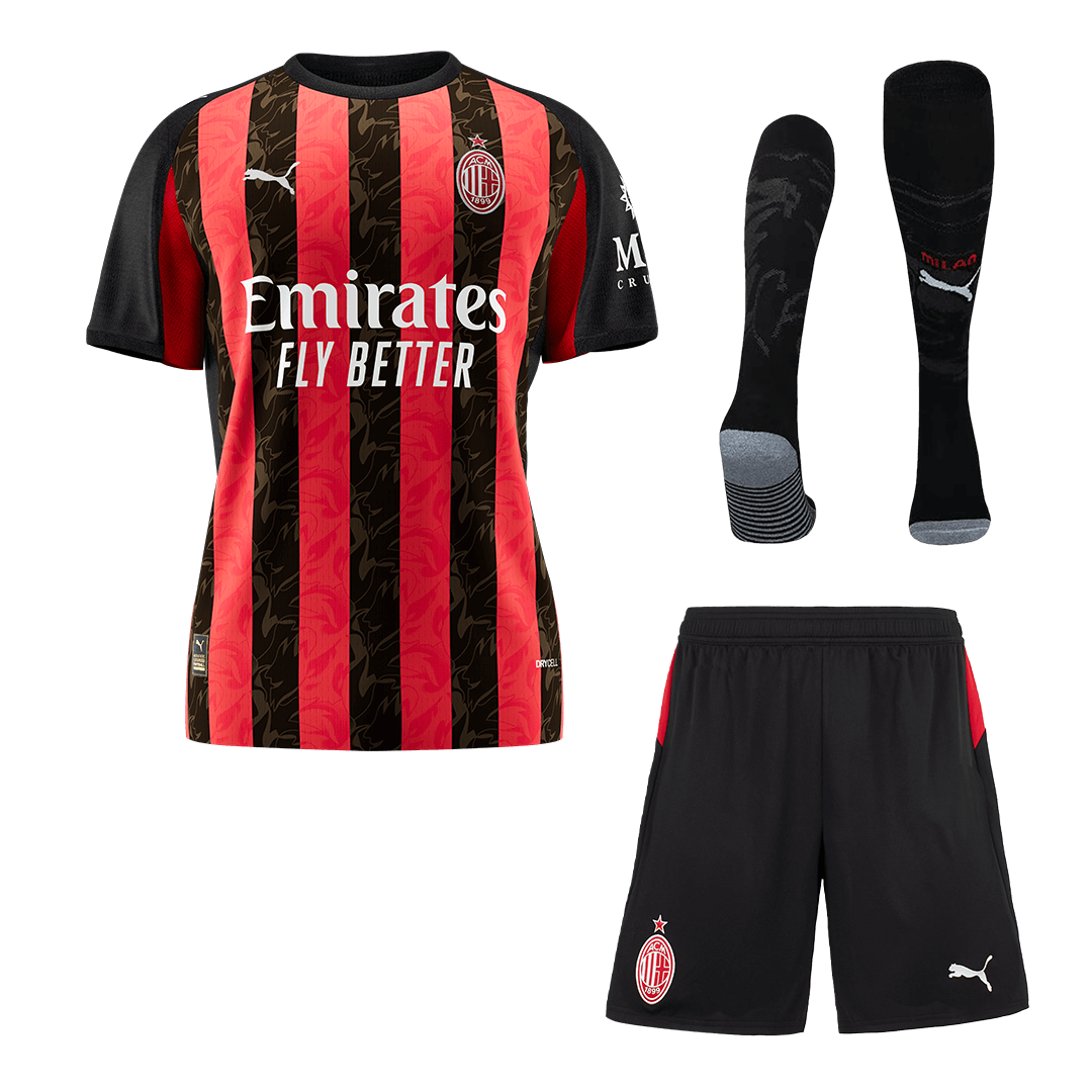 [PREMIUM] Pánske Futbalový komplet AC Miláno Domáci 2025/26