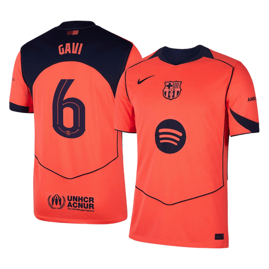 Barcelona pánsky tretí futbalový dres 2025/26 UCL - GAVI #6